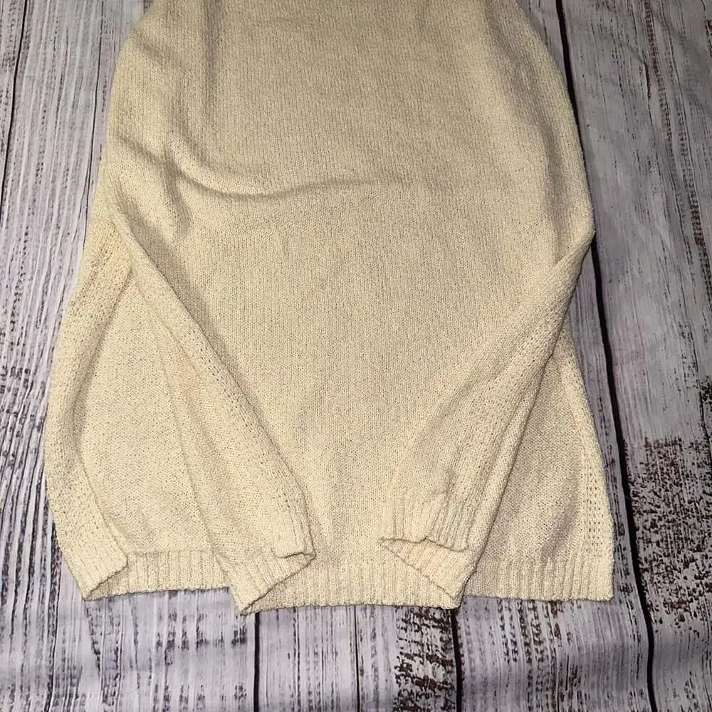 Nenoná Sleeveless Cream Knit Tank Top-S